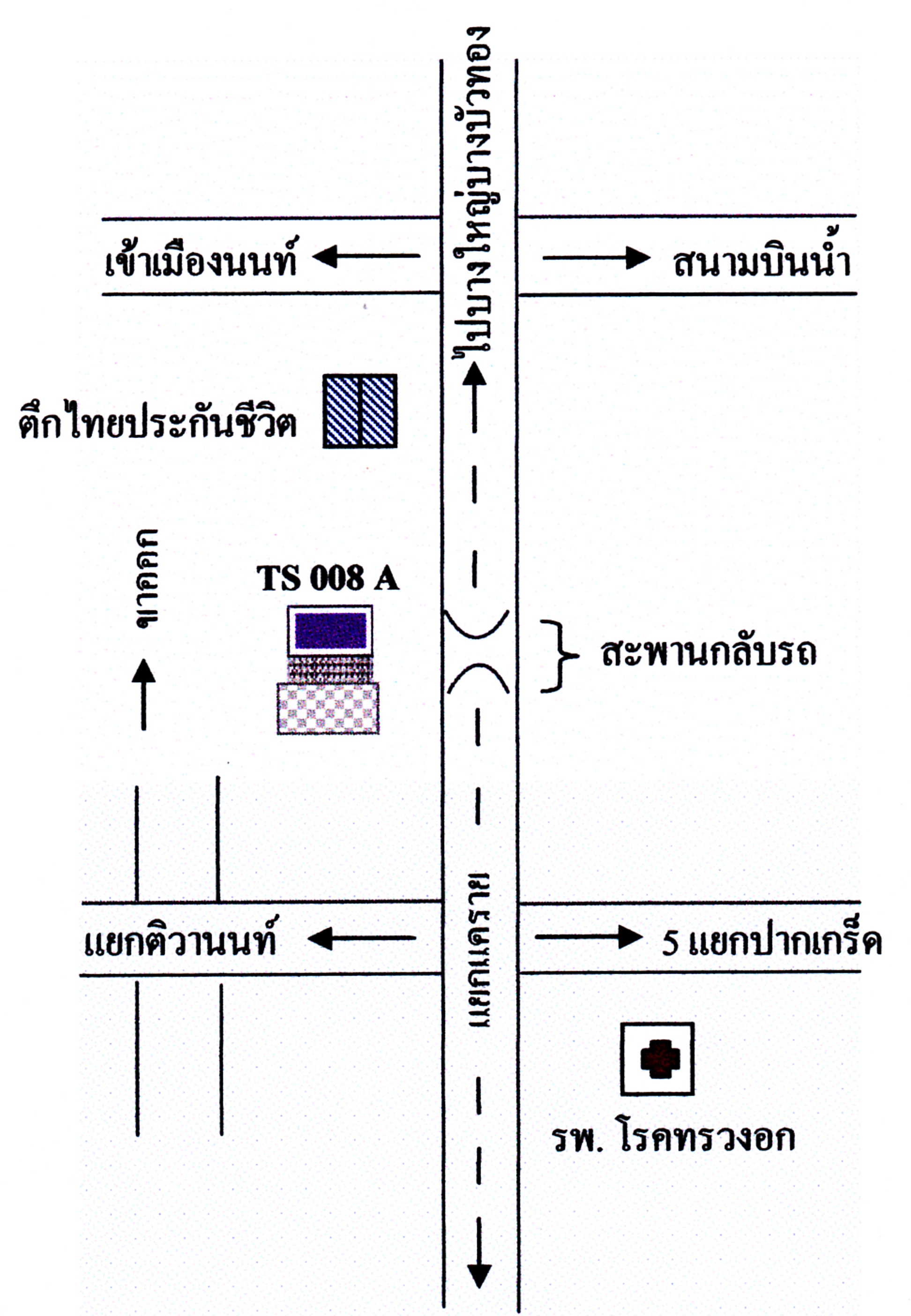 ป้ายโฆษณาริมถนนรัตนาธิเบศร์ ใกล้ตึกไทยประกันชีวิต(ขาออก) รูปที่ 4