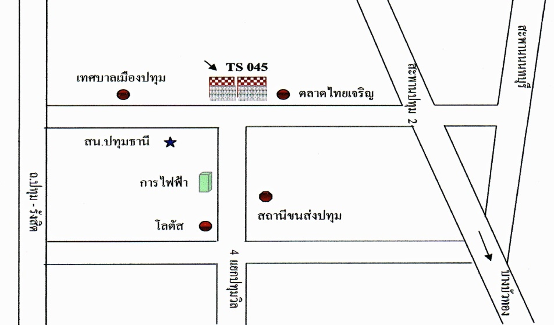 ป้ายโฆษณาตลาดปทุม 2(ตึกซ้ายมือ) A และ (ตึกขวามือ) B รูปที่ 4